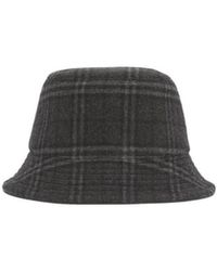 Burberry - Check-Print Bucket Hat - Lyst