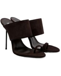 Paris Texas - Lidia 105 Suede Sandals - Lyst