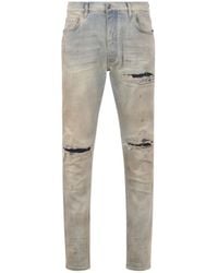 Amiri - Mx1 Skinny Distressed Jeans - Lyst