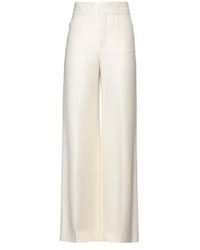Chloé - Simple Solid-Color Woven Trousers - Lyst