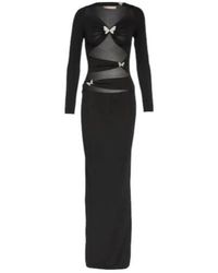 AYA MUSE - Atalo Cutout Jersey Midi Dress - Lyst
