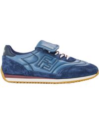 Fendi - Color Block Low-Top Trainers - Lyst