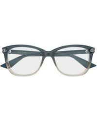 Gucci - Eyewear Square Frame Glasses - Lyst