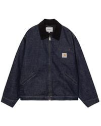 Carhartt - Zip-Up Denim Jacket - Lyst