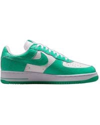 Nike - Air Force 1 Low '01 Cracked Leather Sneakers - Lyst