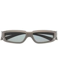 Rick Owens - Rick Rectangle-Frame Sunglasses - Lyst