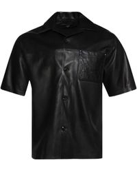 Amiri - Ma Camp Leather Shirt - Lyst