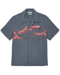 JW Anderson - Graphic-Print Chest-Pocket Shirt - Lyst