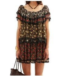 RIXO London - Floral Pattern Dress - Lyst