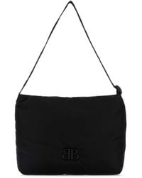 Balenciaga - Logo Plaque Shoulder Bag - Lyst