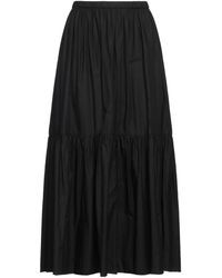 Ganni - Solid Umbrella Skirt - Lyst