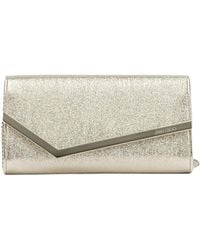 Jimmy Choo - Emmie Glitter Clutch Bag - Lyst