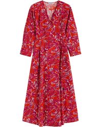 Max Mara - Printed Poplin Dress - Lyst