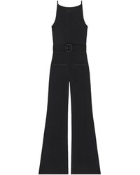 Courreges - Courrèges Belted Knit Overall - Lyst