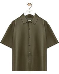 Loewe - Anagram Logo Debossed Shirt - Lyst