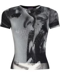 Jean Paul Gaultier - The Smoking Print Crewneck Top - Lyst