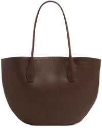The Row - Alger Saddle Leather Tote Bag - Lyst