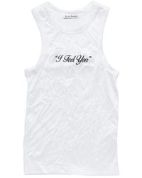 Acne Studios - Print Tank Top - Lyst