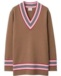Burberry - Signature Striped Cashmere Sweater - Lyst