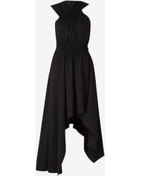 McQueen - Boat-Neck Sleeveless Dress - Lyst