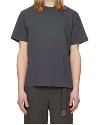 Sacai - Short-Sleeved Crewneck T-Shirt - Lyst