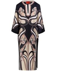 La DoubleJ - La Doublej Printed Kaftan Dress - Lyst