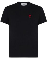 Ami Paris - Logo Short-Sleeved T-Shirt - Lyst