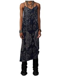 R13 - Medallion-Print Midi Dress - Lyst