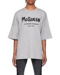 McQueen - Logo Short-Sleeved T-Shirt - Lyst