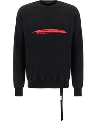 Ann Demeulemeester - Logo Printed Crewneck Sweatshirt - Lyst