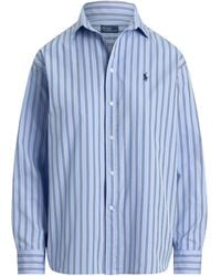 Polo Ralph Lauren - Stripe Long Sleeve Oxford Shirt - Lyst