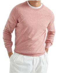 Brunello Cucinelli - Crewneck Knitted Jumper - Lyst
