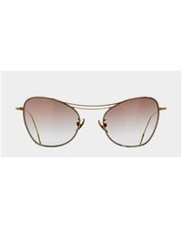Cutler and Gross - Cutler And Gross Teardrop Aviator Sunglasses - Lyst