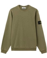 Stone Island - Regular-Fit Crewneck Sweatshirt - Lyst