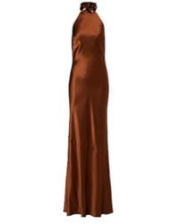 Rebecca Vallance - Phoenix Embellished Silk Satin Gown - Lyst
