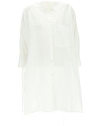Jil Sander - Long-Sleeved A-Line Shirt Dress - Lyst