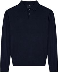 ARMANI EXCHANGE - Regular Fit Knit Polo - Lyst