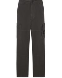 Stone Island - Logo Patch Cargo Pants - Lyst