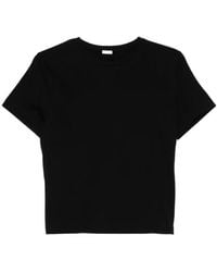Amomento - Crew Neck Short-Sleeved T-Shirt - Lyst