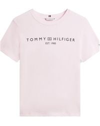 Tommy Hilfiger - Simple Logo T-Shirt - Lyst