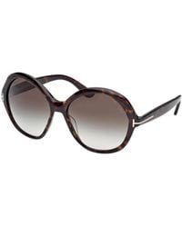 Tom Ford - Eyewear Annabelle-02 Round Frame Sunglasses - Lyst