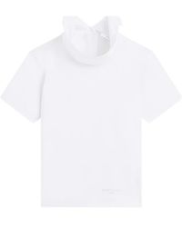 Givenchy - Logo Embroidered High-Neck Top - Lyst