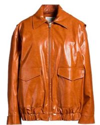 MM6 by Maison Margiela - Thickened Striped Jacket - Lyst