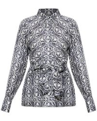 Max Mara - Marte Logo-Detail Shirt - Lyst