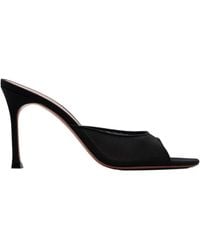 AMINA MUADDI - Alexa Mesh 95 High-Heeled Sandals - Lyst