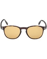 Tom Ford - Eyewear Holt Round Frame Sunglasses - Lyst