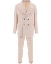 Brunello Cucinelli - Double-Breasted Suit - Lyst