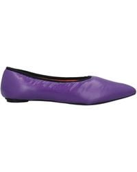 Marni - Solid Color Flat Shoes - Lyst