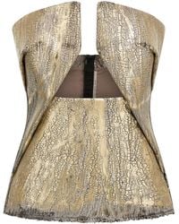 Rick Owens - Prong-Detail Strapless Top - Lyst