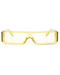 Rick Owens - Rectangle Frame Sunglasses - Lyst